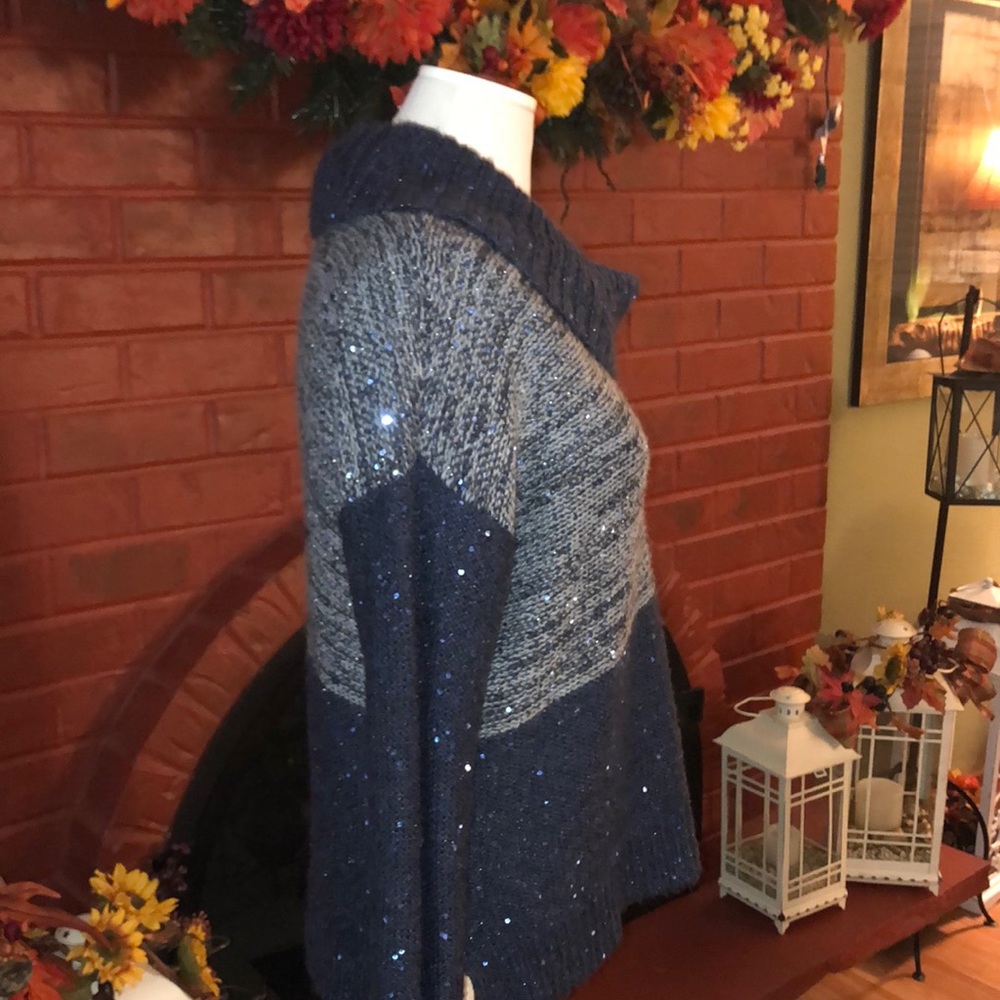 Chico’s cowl neck sweater in used good condition. - Picture 2 of 3